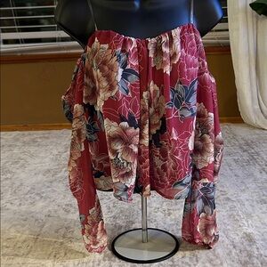 Floral Off-Shoulder Women's Skirt